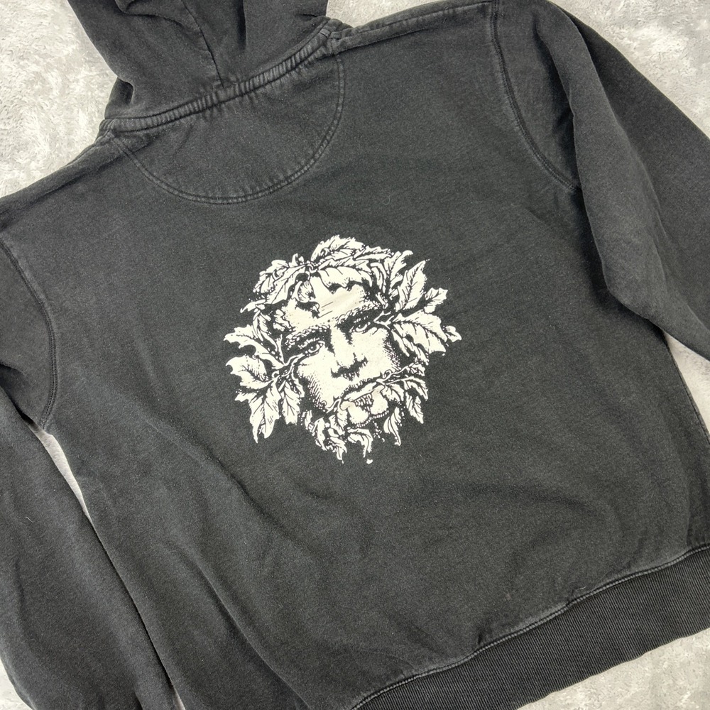 Econscious Hoodie Green Man Legendary Ales Black 2XL Asheville NC Full Zip